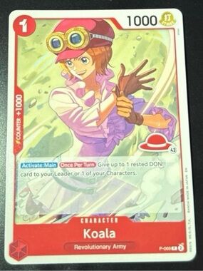 Koala (Luffy deck) one piece promo learn together LT-01 Set Trading Cards full